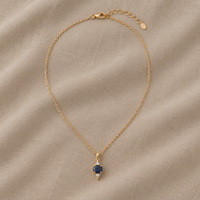 Elegant Sapphire Pendant Necklace