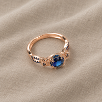 Vintage Gold Ring with Sapphire