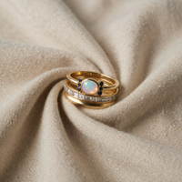 Theresa – Opal and Gold Ring