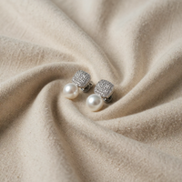 Pearl Drop Statement Earrings