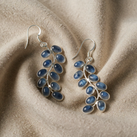 Moonstone Purple Elegante Earrings