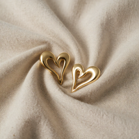 Amira Gold Heart Pendant
