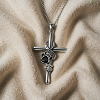 Lark Paw Tribute Cross