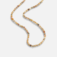 Alashan Stone and Pearl Necklace