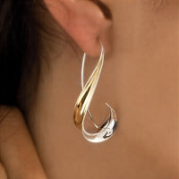 Gold Twist Earrings